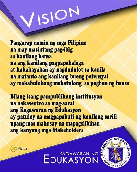 ano ang vision sa tagalog